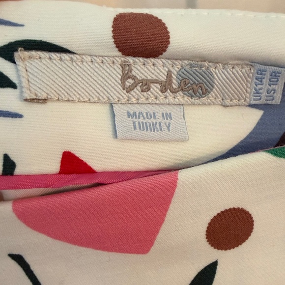 Boden Multicolor Heart and Leaf Pencil Skirt - Picture 2 of 5